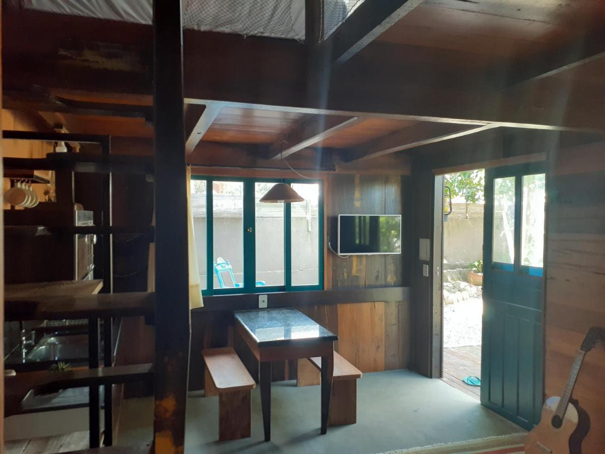 Jabuticasa Cabana De Madeira Na Praia Penha  Bagian luar foto