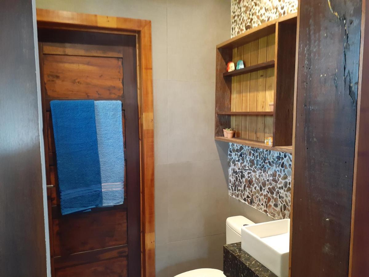Jabuticasa Cabana De Madeira Na Praia Penha  Bagian luar foto