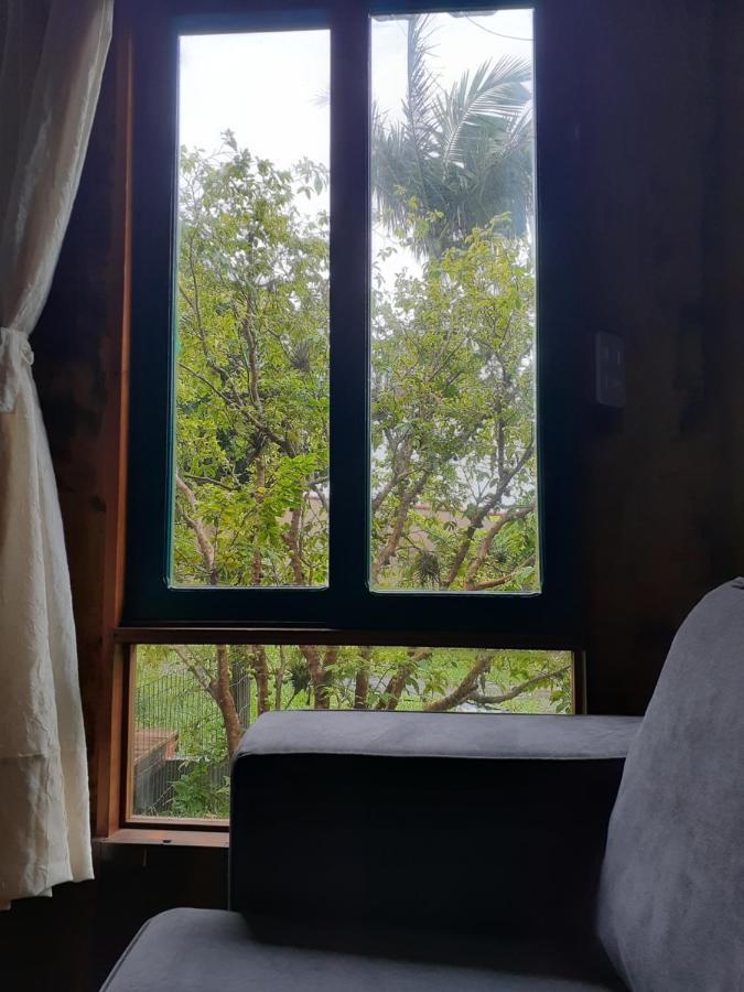 Jabuticasa Cabana De Madeira Na Praia Penha  Bagian luar foto